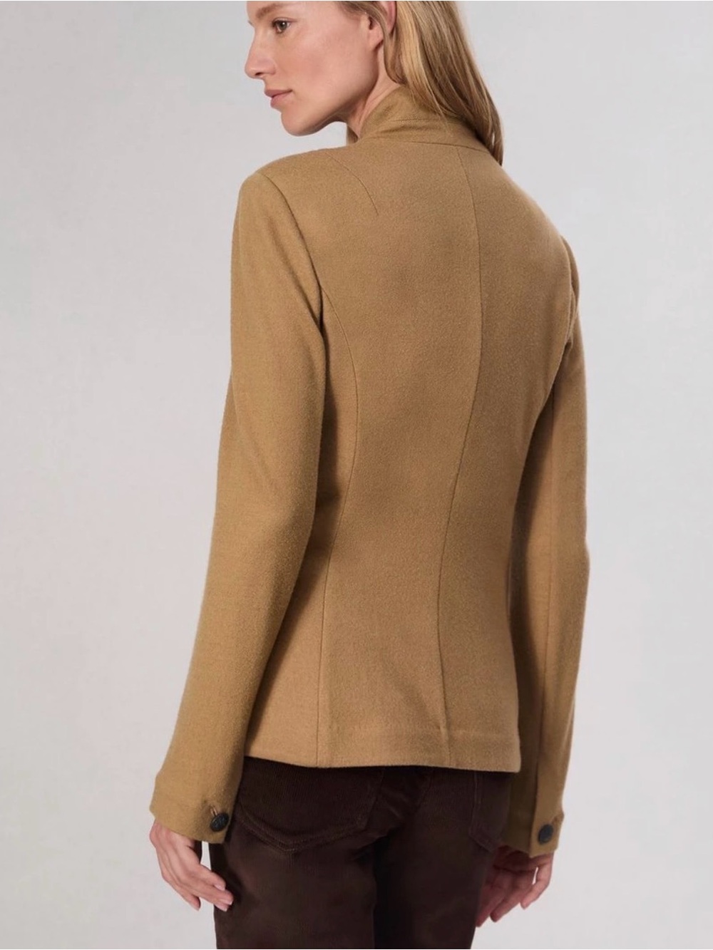 Rag & Bone Slade Japanese Wool Military Blazer Camel Size 8 - Picture 5 of 10